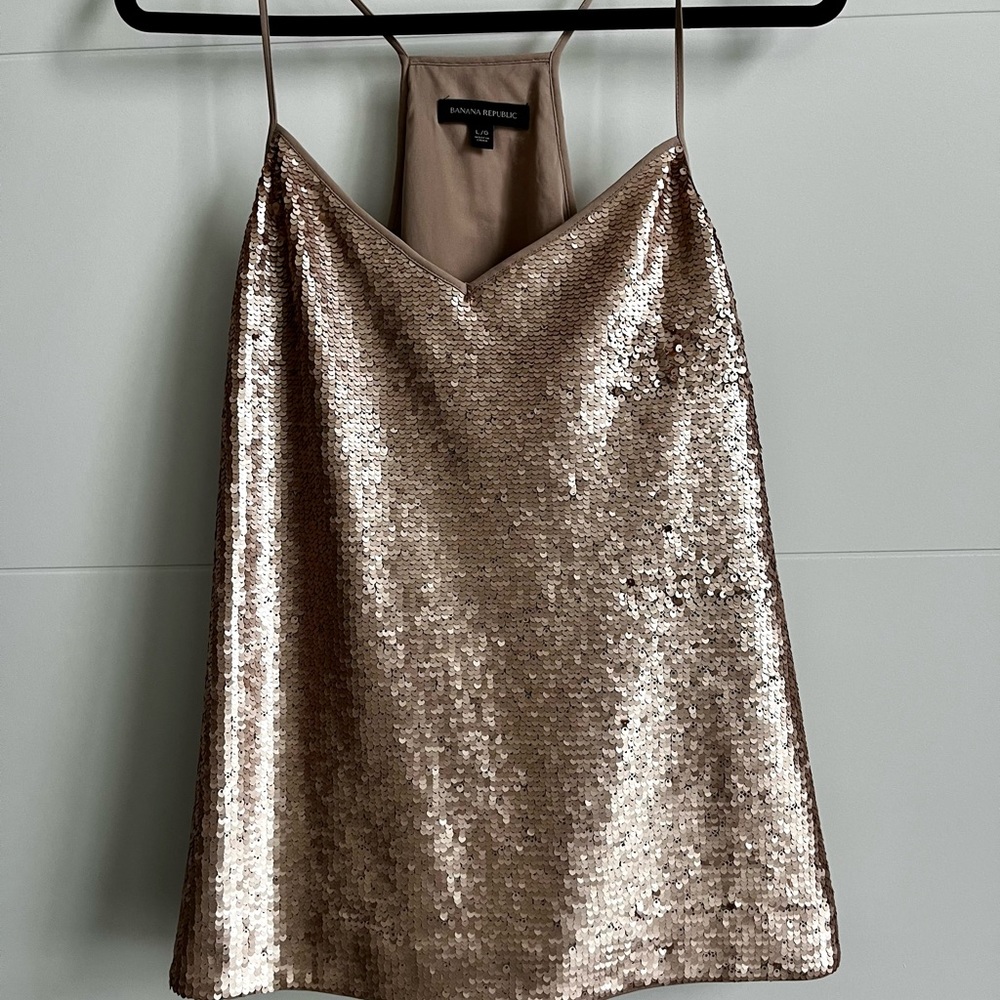 Banana Republic Sequin Tank Top